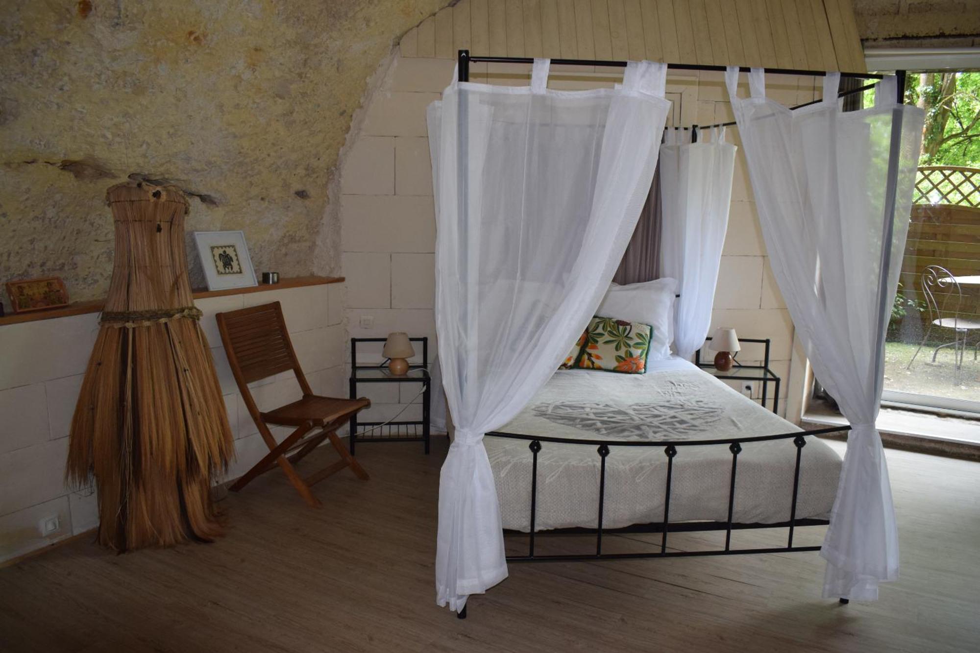 Chambres D'Hotes Troglodytes Le Clos De L'Hermitage Amboise Oda fotoğraf