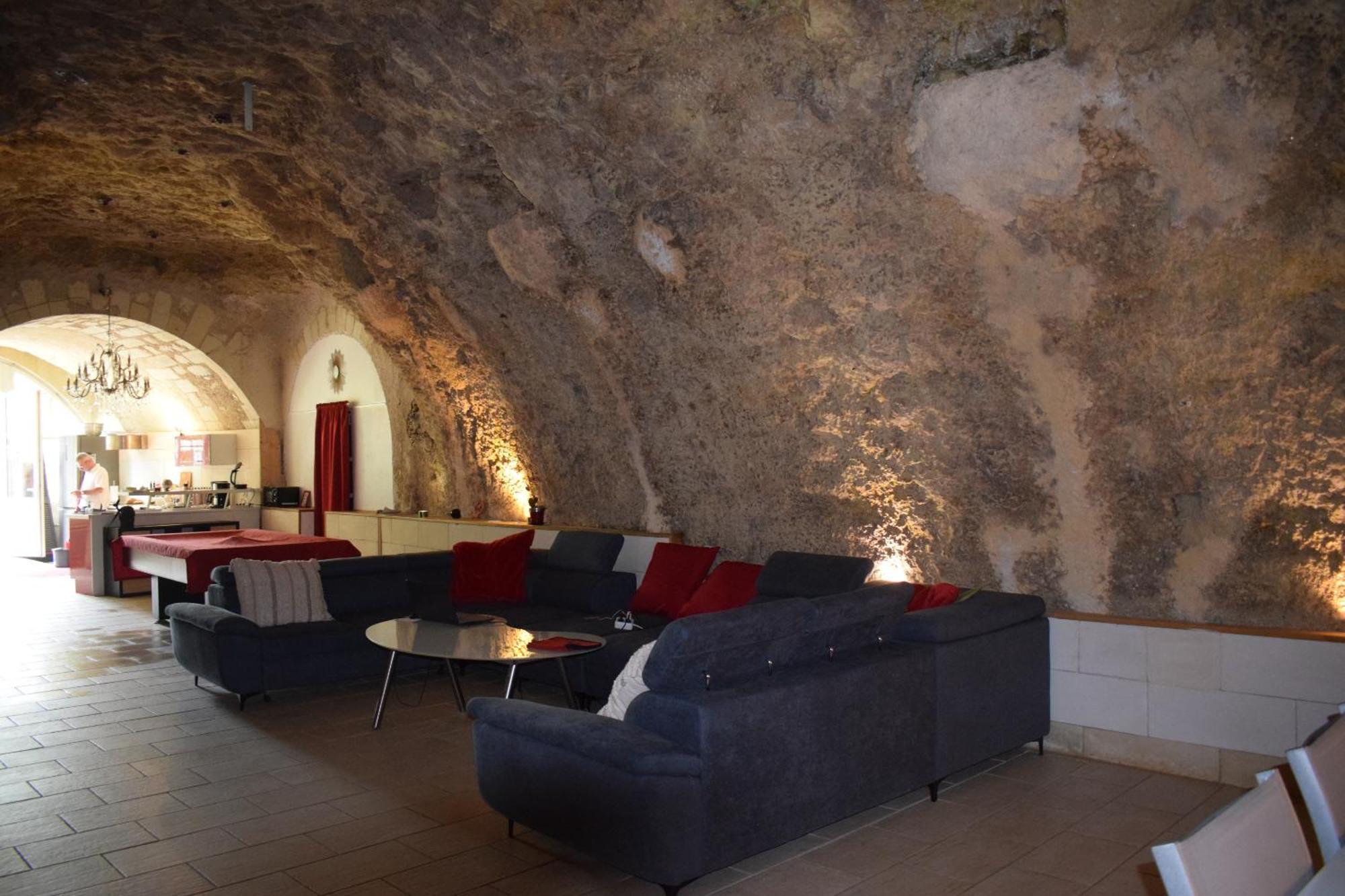 Chambres D'Hotes Troglodytes Le Clos De L'Hermitage Amboise Oda fotoğraf
